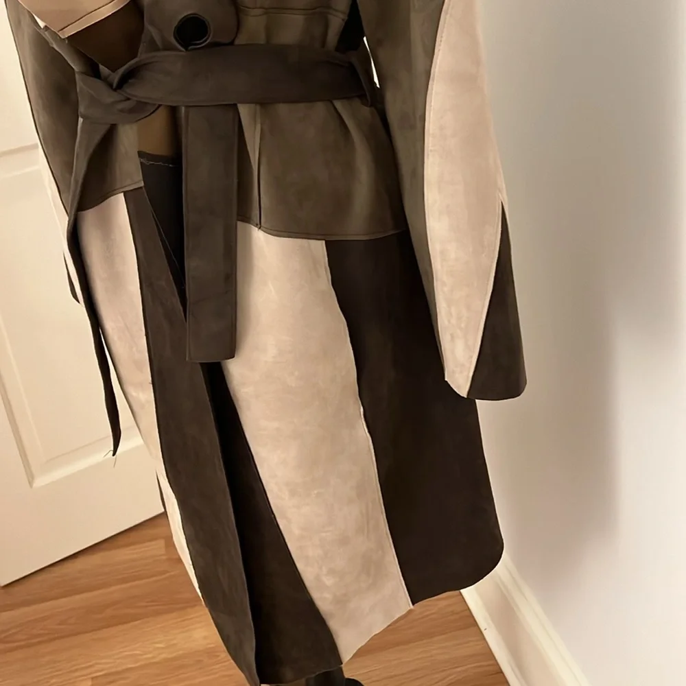 COPY - Zara Suede Spring Coat, Light Weight, size S - Picture 3 of 6